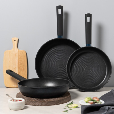 Chảo Chống Dính LocknLock Balance Cook 24, 26, 28cm, Hàng Chính Hãng, Dùng Mọi Loại Bếp - JoyMall