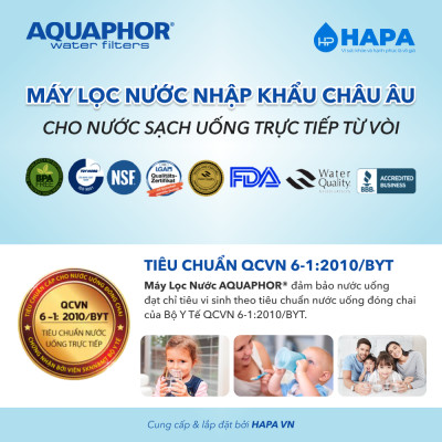 Lõi Lọc Nước AQUAPHOR B200 Thay Cho Máy Lọc Nước AQUAPHOR MODERN - Hàng Chính Hãng