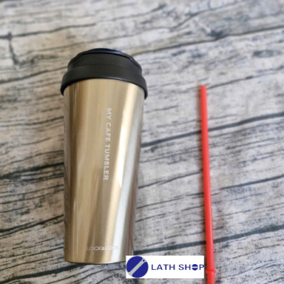 Ly Giữ Nhiệt Lock&Lock Clip Tumbler LHC4151 Bằng Thép Không Gỉ Inox 304, Kèm Ống Hút-540ml