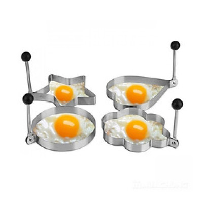 Bộ 4 khuôn inox tạo hình chiên trứng
