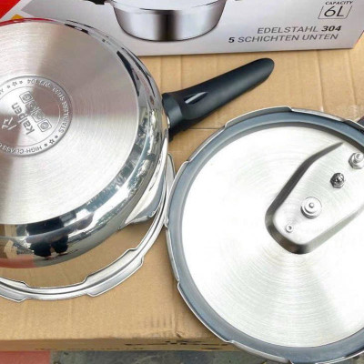 Nồi áp suất Inox 304 Kalpen P2 dung tích 6L chuẩn Đức - Hàng chính hãng