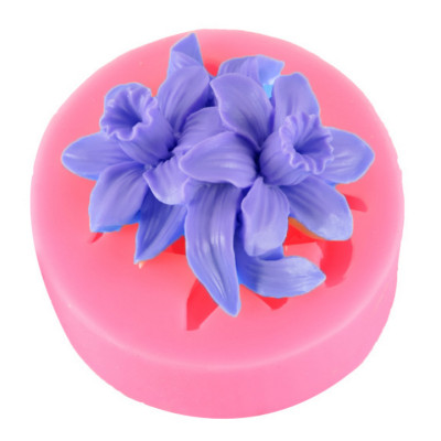 Khuôn rau câu silicon hoa thủy tiên chùm - Mã số 1475