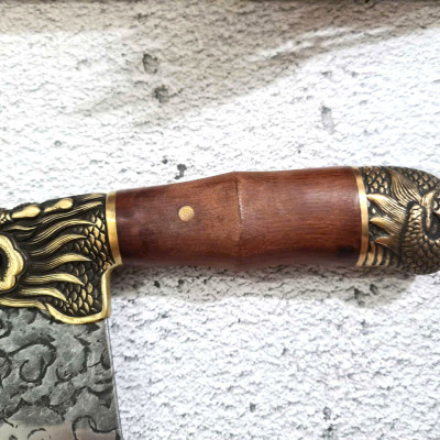 DAO BẾP - DAO THÁI KHÂU RỒNG MÃ A5 DT152 NT topcomshop vn