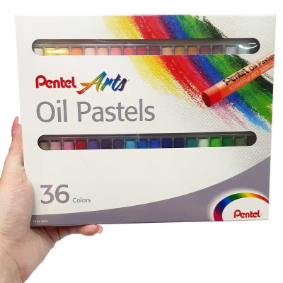 Hộp Sáp Dầu 36 Màu Pentel PHN-36AS