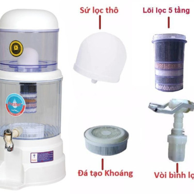 Combo 4 món thiết bị thay thế cho bình lọc nước LOẠI TỐT 
