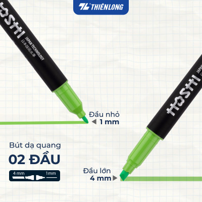 Bút dạ quang Hoshi Thiên Long HL-018/HS - Công nghệ Nhật Bản