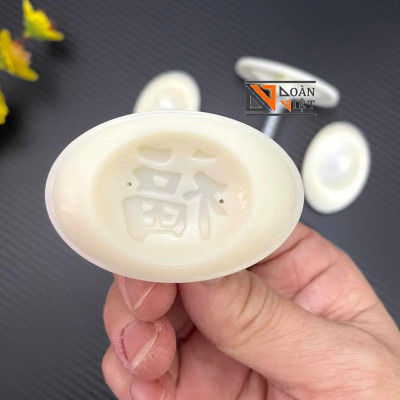 Khuôn Trung Thu 3D Siêu Sắc Nét - Hình THỎI VÀNG 4 mặt 50g, mẫu mới 2021. Chuyên phục vụ Sp Gia dụng, Khuôn làm bánh, Dụ