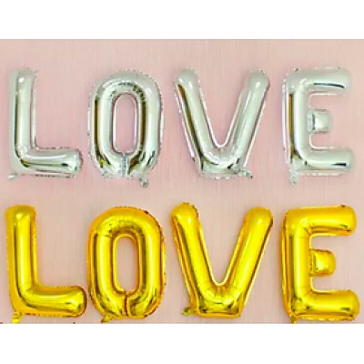 Bóng chữ LOVE cỡ đại 70cm trang trí phòng cưới cầu hôn tỏ tình