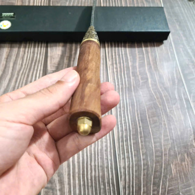 DAO BẾP - DAO THÁI HOA VĂN KHÂU ĐỒNG MÃ A6 DT157 NT topcomshop vn