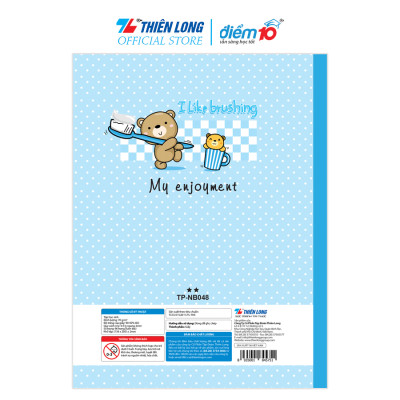 Bộ 5 Tập học sinh 96 trang 4 ô ly ngang 70 gsm Điểm 10 TP-NB048 (hình ngẫu nhiên)