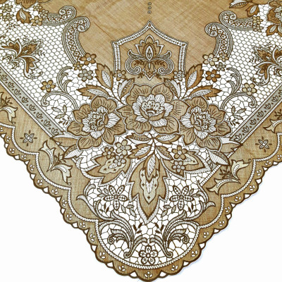 Khăn Trải Bàn PAULEE - FY 116L nâu (135 cm x 180 cm)