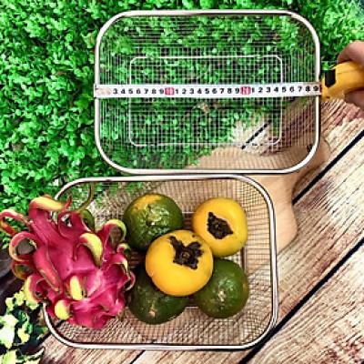 [MỚI] Rổ Inox Không Rỉ Sét 22 - 30cm. Chuyên phục vụ Sp Gia dụng, Khuôn làm bánh, Dụng cụ học Sinh, Nhà hàng, Quán ăn, G