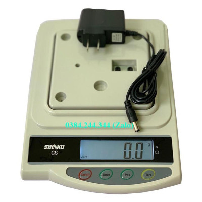 Cân điện tử nhà bếp Shinko GS 3kg/0.1g, sản phẩm dùng để định lượng thành phần thức ăn, cafe, nguyên liệu