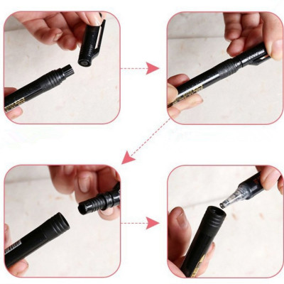 Hộp 12 cái Bút dạ lông viết thư pháp học chữ Nho nét trung Baoke S20