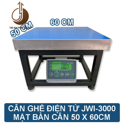 Cân Ghế Điện Tử JWI-3000 - Mặt Bàn Cân 500x600MM