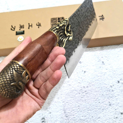 DAO BẾP - DAO THÁI KHÂU RỒNG MÃ A5 DT152 NT topcomshop vn