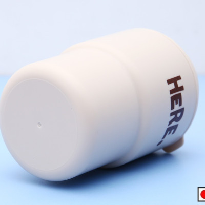 Cốc giữ nhiệt Here Inomata 320m có nắp xoay để đậy kín giữ nhiệt & đảm bảo an toàn vệ sinh - Hàng nội địa Nhật Bản |#Made in Japan|