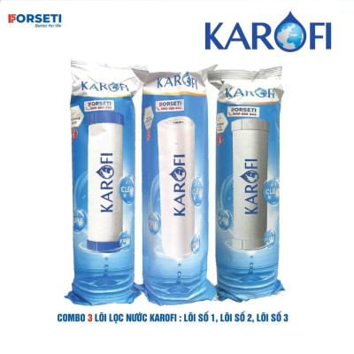 Combo 8 lõi lọc nước Karofi chính hãng dùng cho máy lọc nước Karofi O-i228 - Hàng Chính Hãng