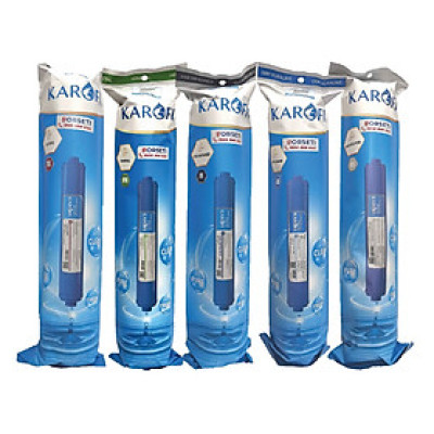 Bộ 5 lõi chức năng Karofi 56789 (T33, Min, Far, Nano, ORP Alkaline) - Hàng Chính Hãng