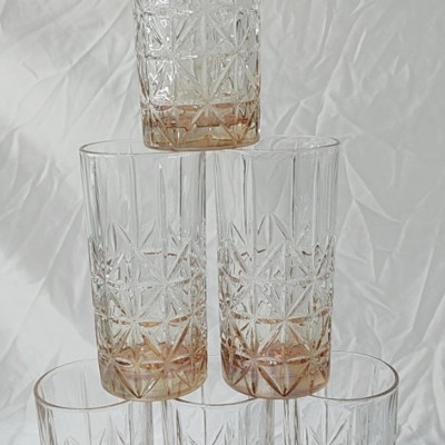 Bộ 6 ly thủy tinh uống nước chịu nhiệt cao cấp 355ml - VD50