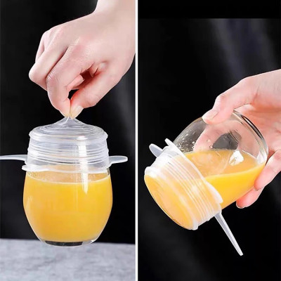 BỘ 6 NẮP SILICON ĐẬY THỰC PHẨM PAKASA - Hàng chính hãng