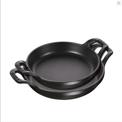 Staub - Khay oval màu đen - 23cm