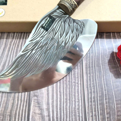 DAO BẾP - DAO THÁI CẮT HOA VĂN KHÂU ĐỒNG MÃ  A3 DT159 NT topcomshop vn