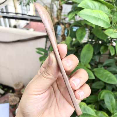 Thìa cafe mini gỗ Óc Chó nhập khẩu Mỹ, thìa xuất Nhật (CTH522) Dùng múc giá vị , decor trang trí, chụp ảnh