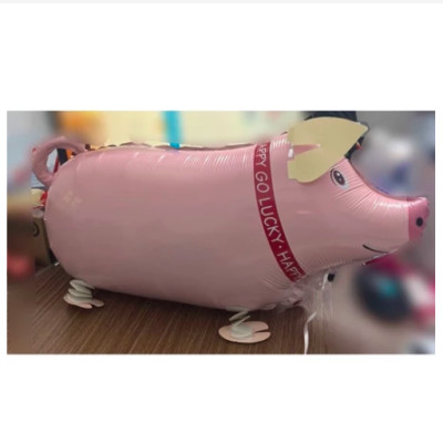 Bóng bay thú Lợn hot chạy lon ton cực đáng yêu