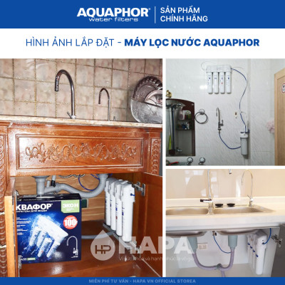 Bộ 4 Lõi Lọc Nước AQUAPHOR Nhập Khẩu Thay Cho Máy AQUAPHOR CRYSTAL ECO H - Hàng Chính Hãng