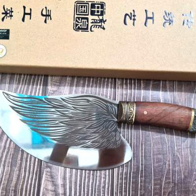 DAO BẾP - DAO THÁI CẮT HOA VĂN KHÂU ĐỒNG MÃ  A7 DT159 NT topcomshop vn