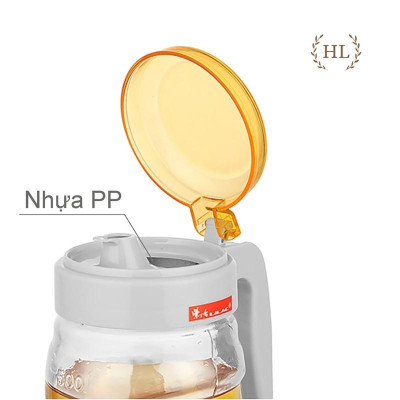 HŨ THUỶ TINH ĐỰNG DẦU ĂN CÓ NẮP ĐẬY CHÍNH HÃNG LILAC 650ml | VỊT MẮM NẮP CHỤP | BÌNH THỦY TINH ĐỰNG DẦU CHỊU NHIỆT