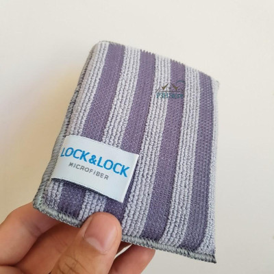 Miếng rửa chén Lock&Lock Microfiber chùi rửa đa năng WEL028 WEL029