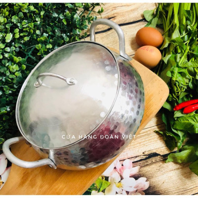 Nồi Lẩu Bằng Nhôm Kiểu Thái. Chuyên phục vụ Sp Gia dụng, Khuôn làm bánh, Dụng cụ học Sinh, Nhà hàng, Quán ăn, Gia dụng t