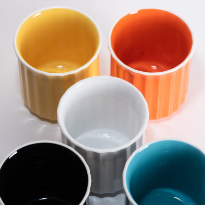 Hũ lọ sứ nắp gỗ Origami đựng cà phê trà 370ml