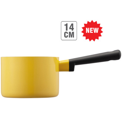 Nồi 1 Tay Cầm Decor Lock&Lock Milk LDE1142 (14cm) - Màu Vàng