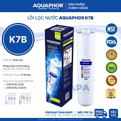 Lõi Lọc Nước AQUAPHOR K7B Thay Cho Máy Lọc Nước AQUAPHOR CRYSTAL ECO, ECO H - Hàng Chính Hãng