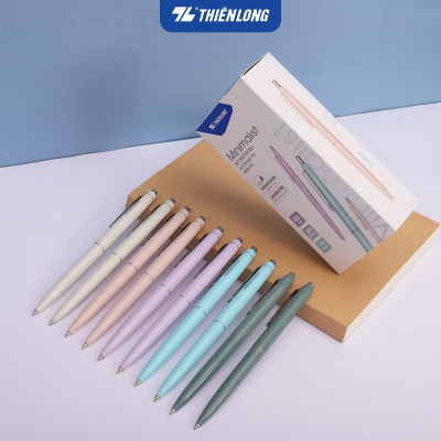Combo 5/10/20 Bút gel B - Minimalist Butter Gel Thiên Long - Premium tip - Mực Xanh - Màu thân ngẫu nhiên