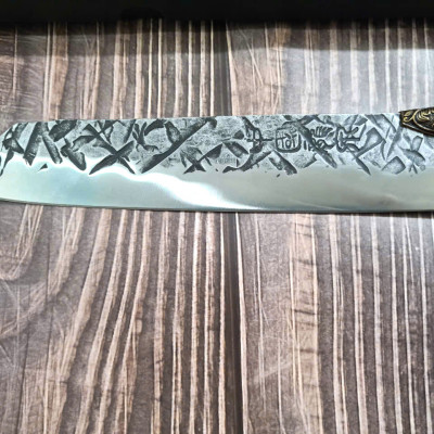 DAO BẾP - DAO THÁI HOA VĂN KHÂU ĐỒNG MÃ A6 DT157 NT topcomshop vn