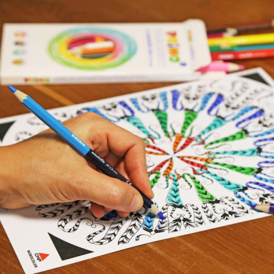 Hộp 12 Bút Chì Màu 2 Đầu Minabella - Primo 5220DUO12