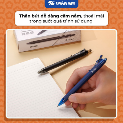 Combo 5/10/20 Bút gel Hoshi Thiên Long GEL-046/HS - Công nghệ Nhật Bản