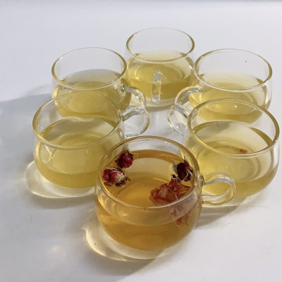 BỘ 6 LY THỦY TINH UỐNG TRÀ DÁNG THẤP - VD721