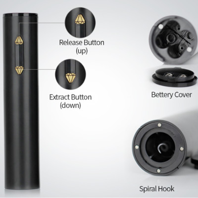 Dụng cụ mở rượu vang bằng pin nút kim cương SUNWAY