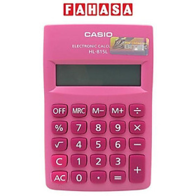 Máy Tính Casio HL815L-PK - Màu Hồng