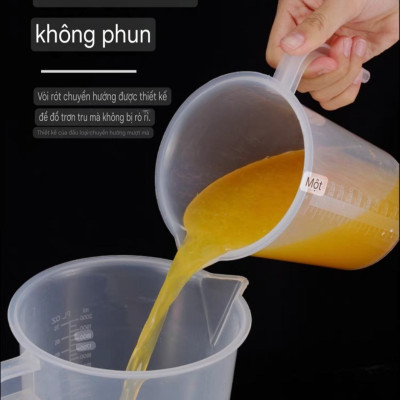 Ca đong định lượng - Ca đong đồ uống - Ca đong định lượng có vạch nổi tỏ dõ nét cao cấp Có nhiều size