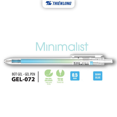 Combo 10 Bút gel Minimalist Thiên Long Gel-072