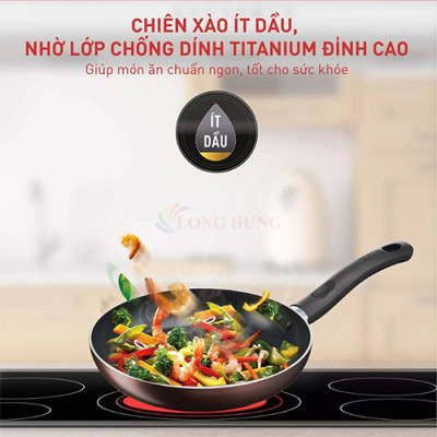 Chảo xào Tefal Day By Day (26cm/28cm) - Hàng chính hãng