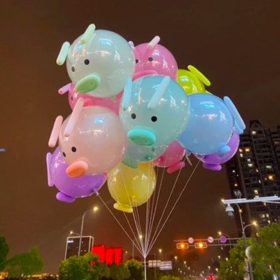 Bóng bay con lợn hot và các con vật khác với đầy đủ chi tiết - Trang trí sinh nhật, sự kiện.