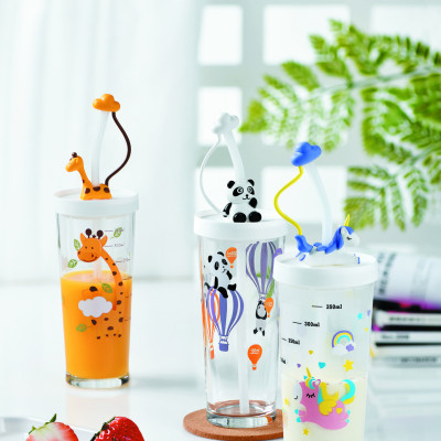 Ly Thủy Tinh Đổi Màu Có Nắp Luminarc Lille Scale Rocket 425ml - P9888