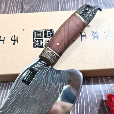 DAO BẾP - DAO THÁI CẮT HOA VĂN KHÂU ĐỒNG MÃ  A3 DT159 NT topcomshop vn